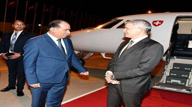 وزير الدّاخلية يستقبل المستشار الفيدرالي السّويسري المكلف بالعدل والشرطة