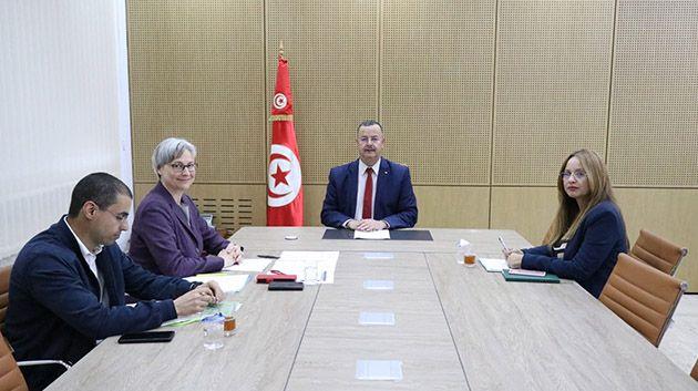 مرابط يلتقى المسؤولة عن تنفيذ مشروع تدعيم السّلامة الصّحية للأغذية بالمعهد الفيدرالي الألماني