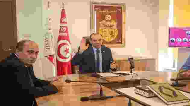 بوعسكر يشرف على جلسة أداء اليميـن عن بُعد لأعضاء الهيئات الفرعية للانتخابات