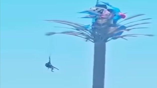 سوسة: الحرس الوطني يكشف تفاصيل المظلّة الهوائية العالقة