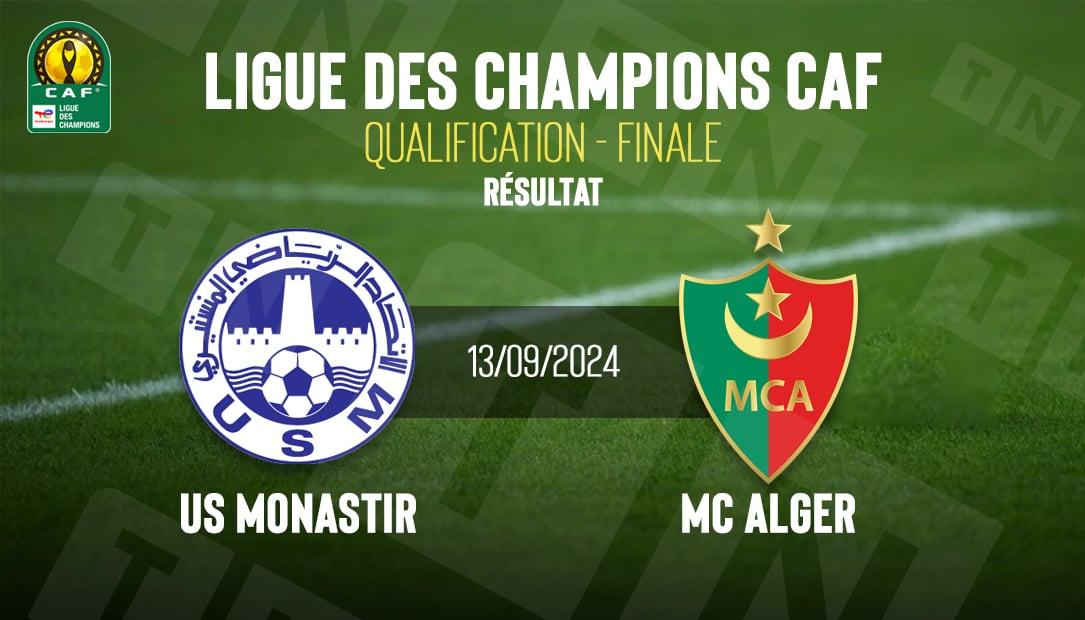 رابطة الأبطال الإفريقية : الإتحاد المنستيري يفوز على مولودية الجزائر
