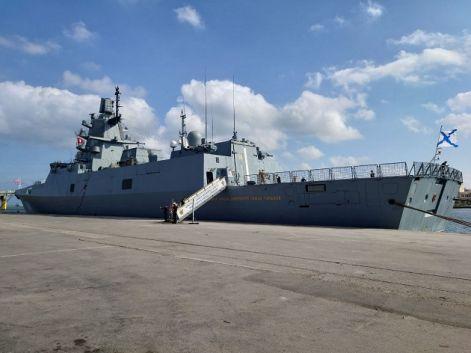 السّفينة الحربية الرّوسيّة “الأميرال جورشكوف” ترسو في بنزرت