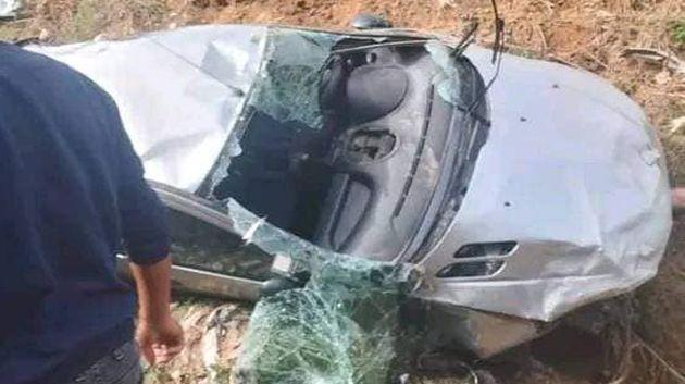 سليانة: وفاة أب في حادث مرور كان رفقة عائلته