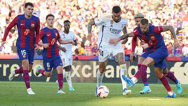 برشلونة يمطر شباك ريال مدريد في كلاسيكو الأرض