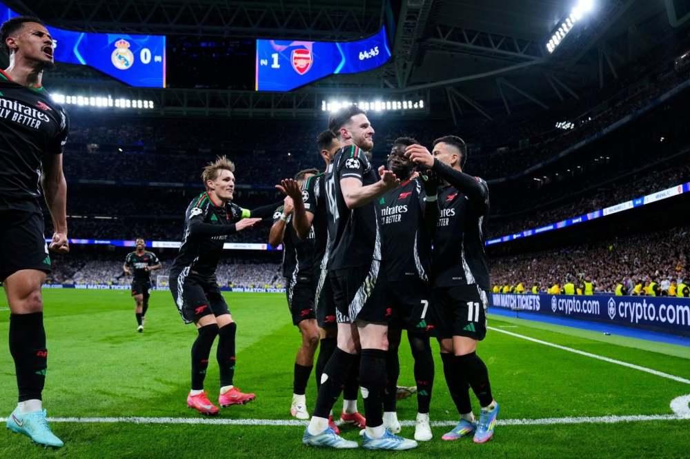 أرسنال يزيح الريال و يتأهل لنصف نهائي رابطة الأبطال الأوروبية