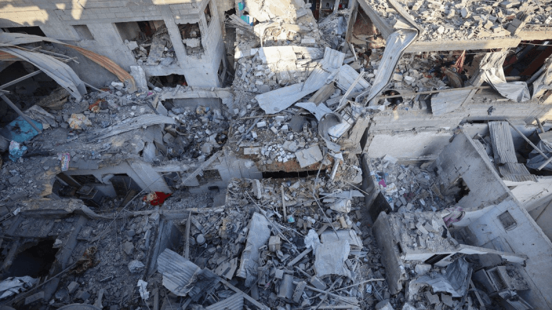 61 مليون طن من الأنقاض في غزة جراء العدوان الإسرائيلي