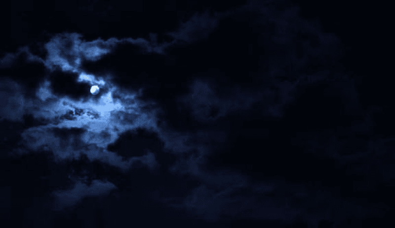 Ciel peu nuageux ce soir