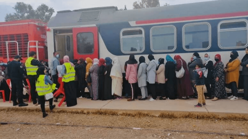 إصابات خلال تظاهرة 'القطار الوردي' بتوزر: ديوان الأسرة يوضّح