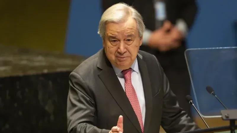 غوتيريش عن الأوضاع في غزّة والسودان: ضعوا حدّا لكابوس العنف..