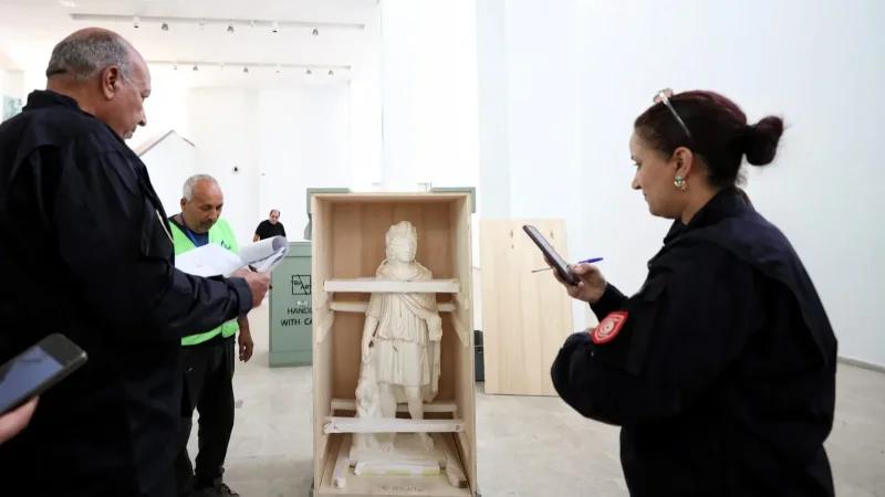 متحف باردو يتسلّم 30 قطعة أثرية مُرمَّمة من موقع 'زاما'