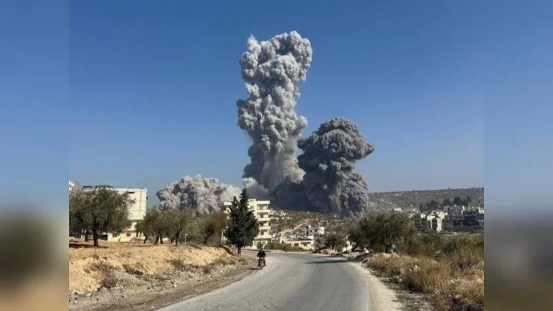 سوريا: انفجار عنيف يهز بلدة كفر تخاريم بريف إدلب