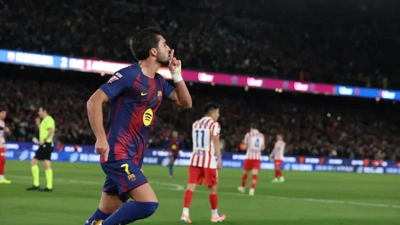 الدوري الإسباني: برشلونة يقلب الطاولة على أتلتيكو مدريد ويعزز صدارته