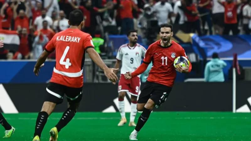 كأس العرب: مصر تُفلت من الهزيمة وتخطف نقطة ثمينة أمام الإمارات