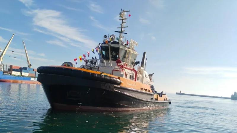 ديوان البحرية التجارية يتسلم الجرار البحري الثالث 'أوذنة'
