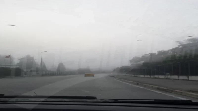 ضباب صباحا..انتبهوا!