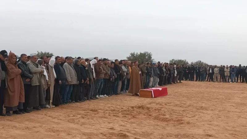 سيدي بوزيد: تشييع جثمان الشهيد مروان القادري إلى مثواه الأخير