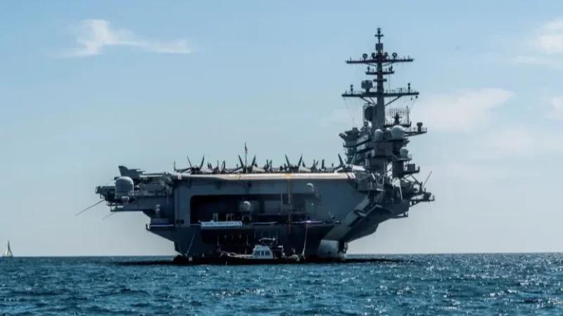 الجيش الأمريكي يُعلن وصول حاملة طائرات إلى الشرق الأوسط