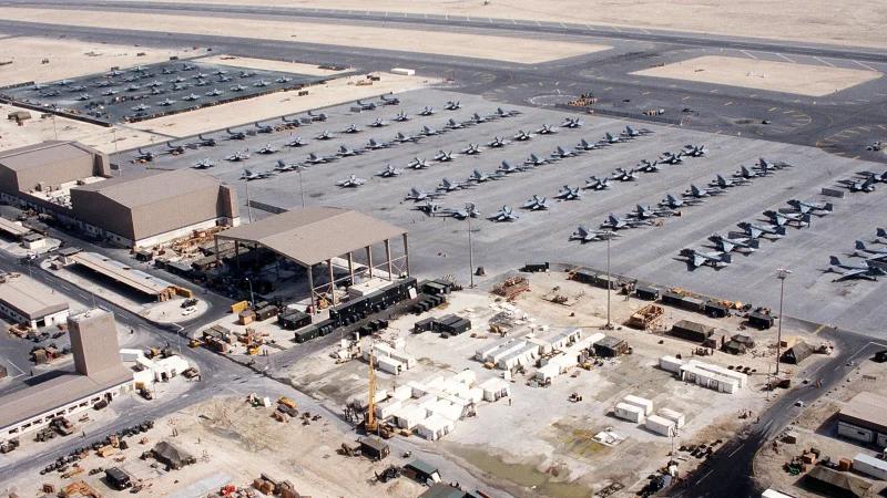 الحرس الثوري يعلن تدمير مقر أركان القاعدة الجوية الأمريكية في البحرين