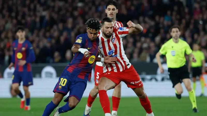 كأس ملك إسبانيا: برشلونة يهزم أتلتيكو بثلاثية ويُودّع المسابقة