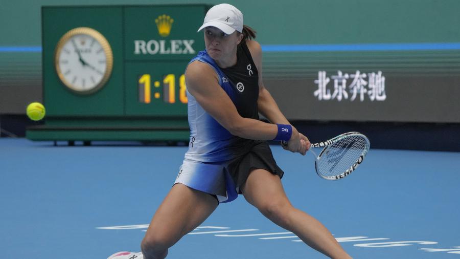Tournoi WTA de Pékin: Swiatek en finale contre Samsonova