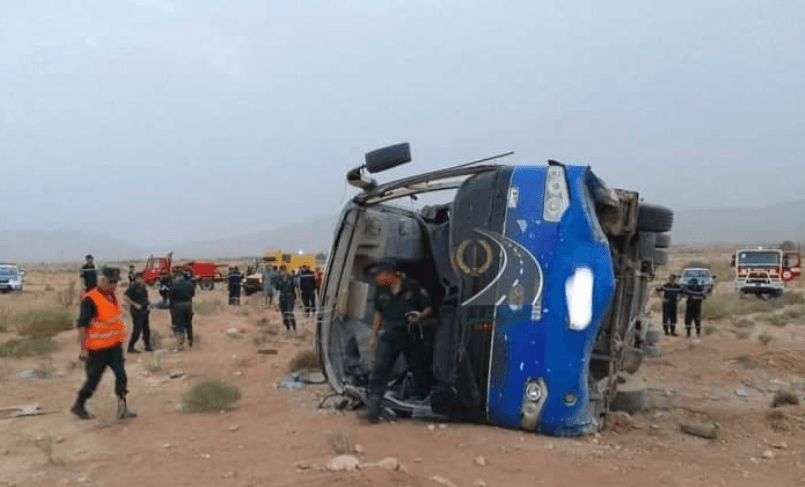 Algeria: Six dead in bus overturning