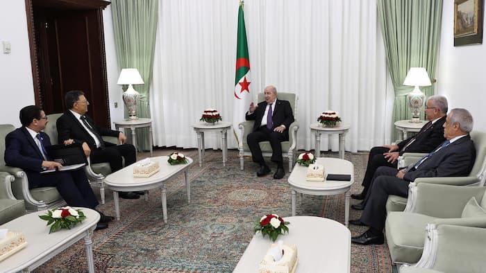 Algeria: President Abdelmadjid Tebboune receives House Speaker Brahim Bouderbala