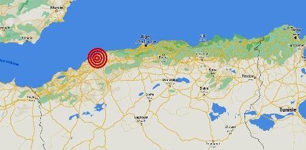 New seismic earthquake west of Algiers