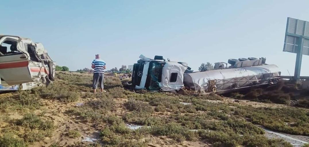 Tunisia-Kebili-Gabes: 8 dead after collision between louage and truck