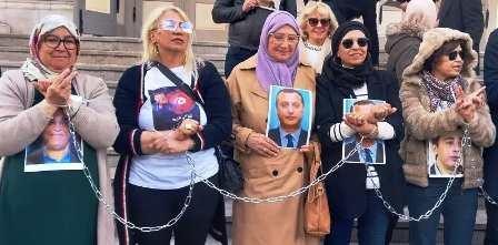 Tunisia – Sit-in by families of detainees in the “conspiracy affair”