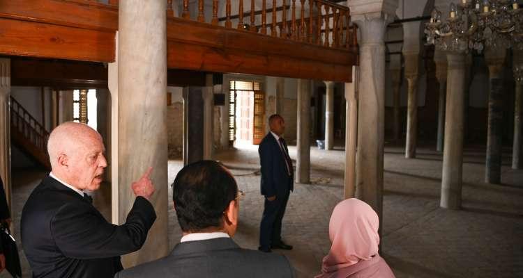 Tunisia-Kais Saied orders immediate renovation of Kasbah mosque