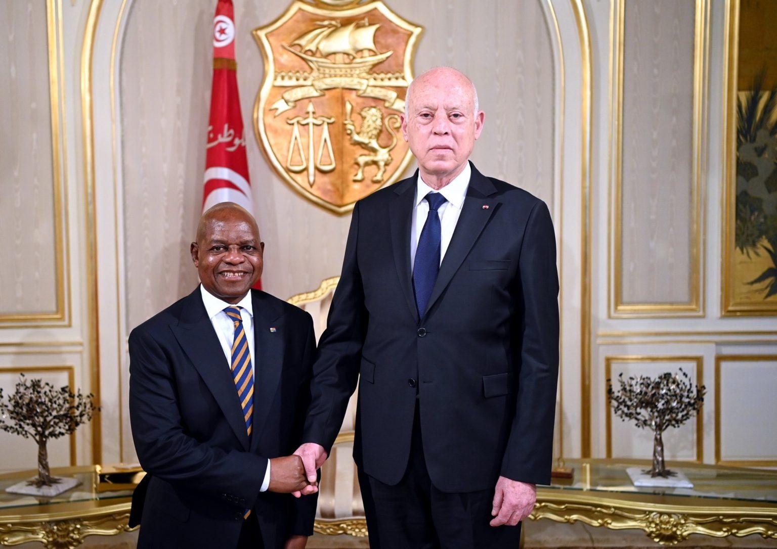 Tunisia-Kais Saïed receives South African ambassador on occasion of end of his mission
