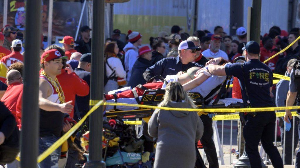 One dead, 14 injured in Kansas Super Bowl parade shooting