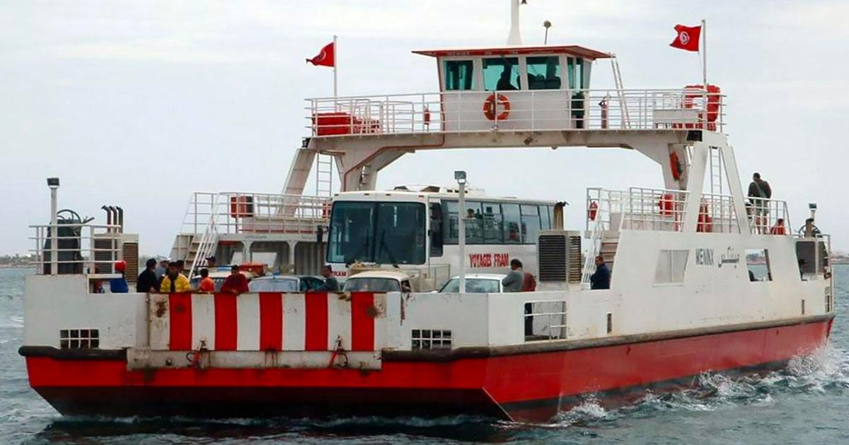 Tunisia-Strong winds stop activity of Djerba’s ferry, except for trip to secure students return