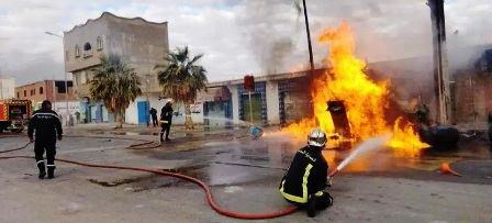 Tunisia – Sfax: A fire breaks out in fuel store