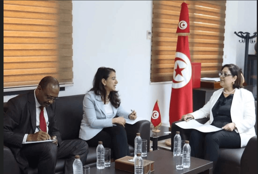 Tunisia-Minister of Trade meets UNECA Deputy Executive Secretary and Chief Economist