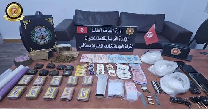 More than 1.5 kg of cannabis and 1.5 kg of cocaine: Exceptional seizure in Sfax