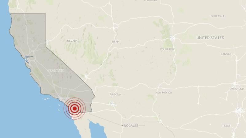 Magnitude 6.0 earthquake hits near San Diego, California