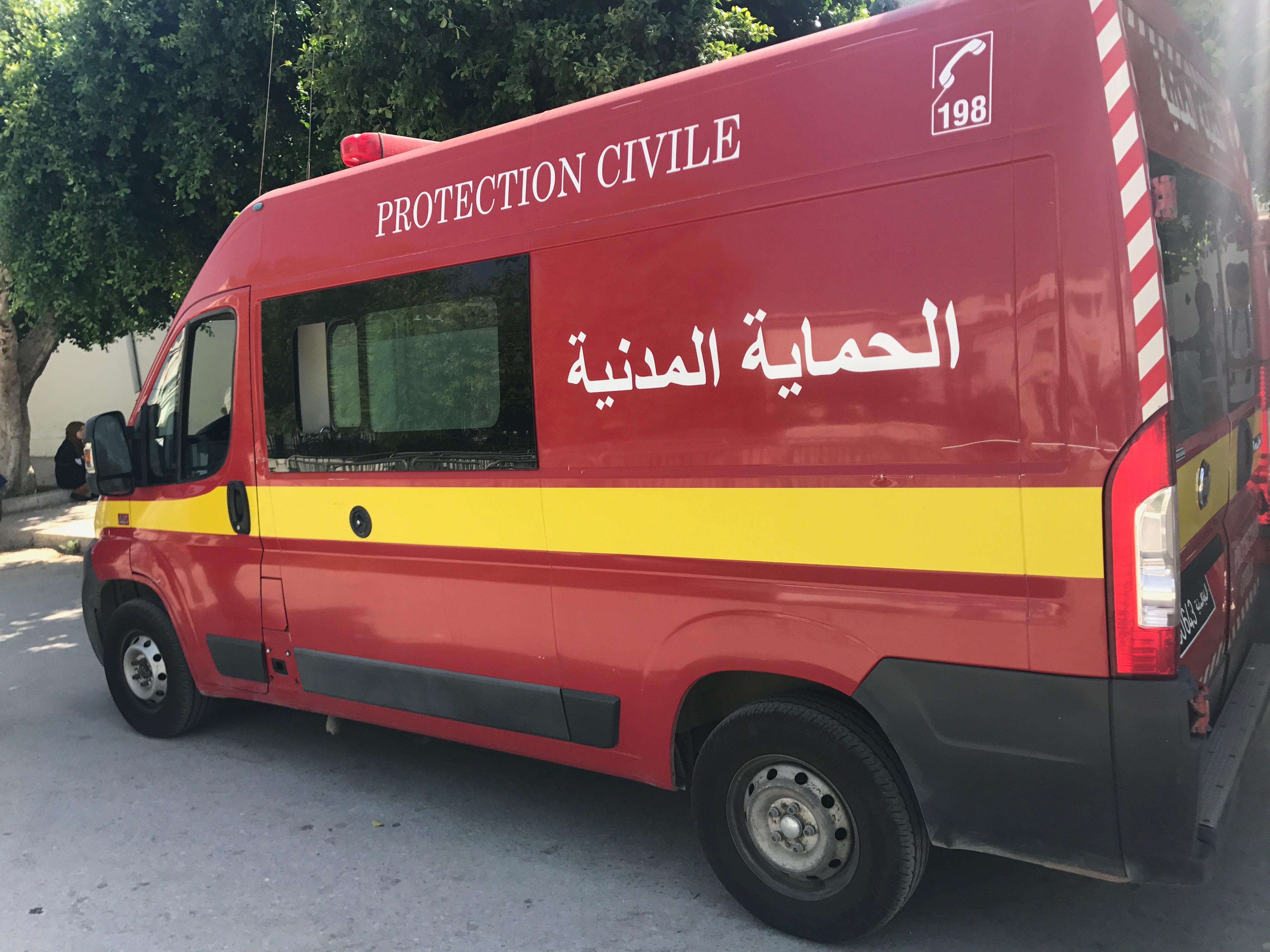 Interventions de la protection civile: 12 décès et 449 blessés pendant les dernières 24H