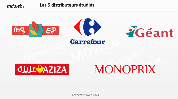 Mdweb : Classement des enseignes de la grande distribution sur le web et les médias sociaux (Août 2023)