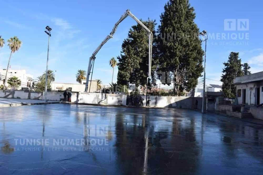 Beja: Coup d’envoi des travaux de réhabilitation d’un terrain de basket-ball (Photos)