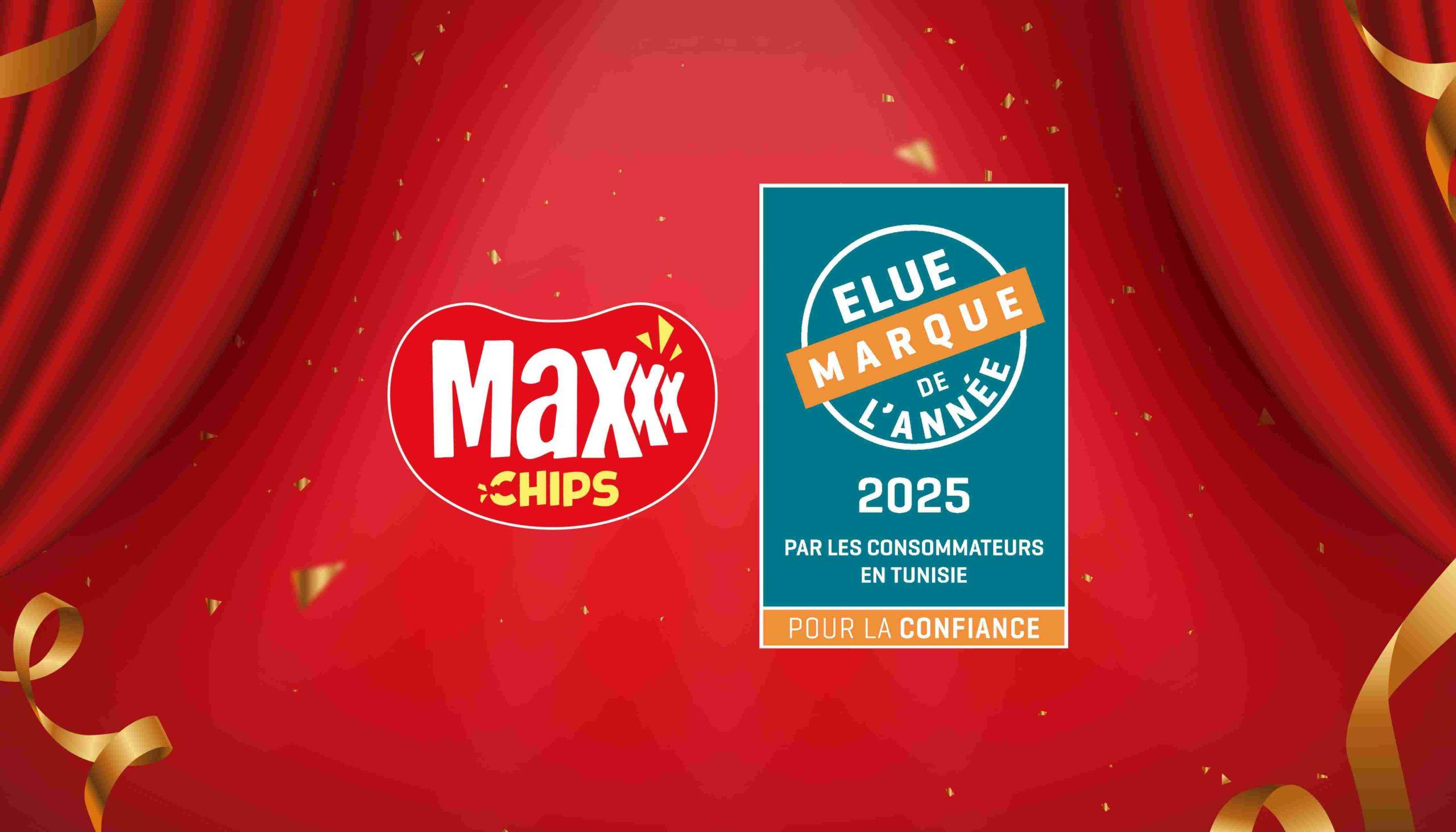 Maxxx Chips élue “Marque de l’Année 2025” en Tunisie