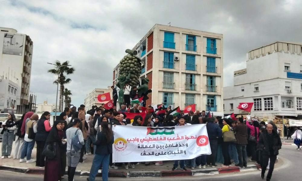 Grombalia: Une marche de solidarité avec la Palestine