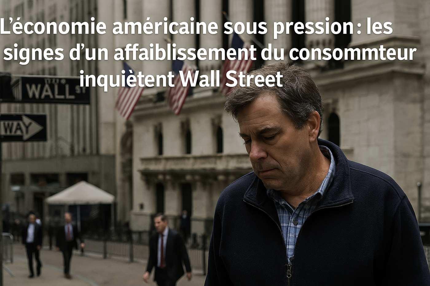 USA – Inflation, dettes, douanes : le consommateur américain réduit ses dépenses, Wall Street s’inquiète